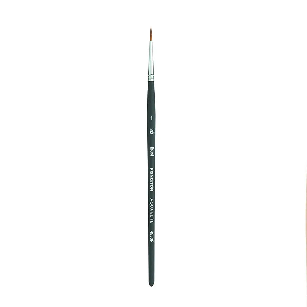 Princeton Aqua Elite Synthetic Kolinsky Brush 4850 Series For Watercolour Paintings Princeton